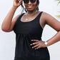 Plus Size Scoop Neck Tankini Set