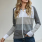 Zip-Up Raglan Sleeve Openwork Hooded Cardigan